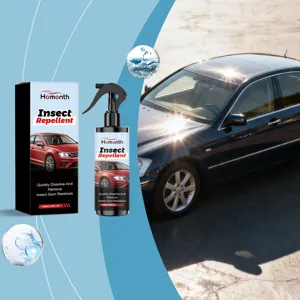 HOMONTH car insect repellent spray 100ml, quick dissolve bug remover for auto cleaning.