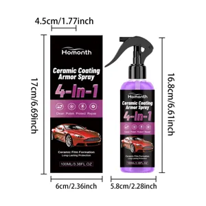 Homonth 100ml Auto Keramik Beschichtung Spray 4in1 Polieren Schutz Autopflege Zubehör