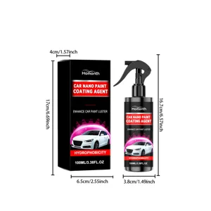 Agente de revestimiento nano para pintura de coche 100ml spray para pulido y protección de brillo