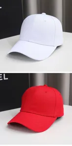 Berretto baseball tinta unita uomo donna, cappello da sole casual con visiera ricurva.