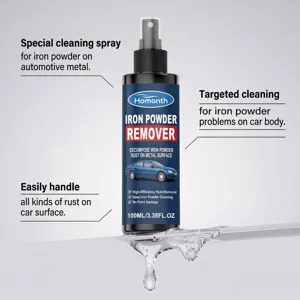Spray rimuovi polvere di ferro per auto 100ml, pulizia profonda di ruggine e polvere.