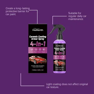 Homonth 100ml Keramik-Beschichtung Spray für Autolack Schutz und tägliche Glanzpflege.