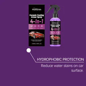 Homonth 4-in-1 Keramik-Autospray, 100 ml Lackschutz und hydrophobe Lackpflege neu.