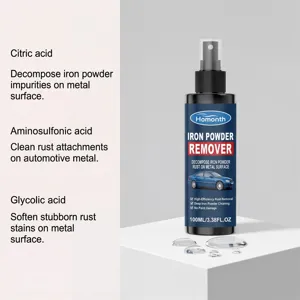 HOMONTH rimuovi polvere di ferro dettaglio, spray pulizia ruggine metallo auto 100ml.