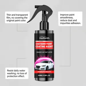 HOMONTH Agente de Recubrimiento de Pintura de Coche 100ML, Protección Hidrófoba Brillo.