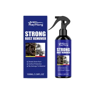 Spray Elimine Rouille Metal Auto Rayhong Nettoyant Rouille Puissant Protection Surface Entretien Agent Nettoyage Auto