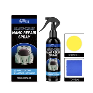 Rayhong Auto Nano Beschichtung Spray Schnelle Keramik Schutz Spray Für Autolack Spiegel-Ähnliche Glanz Mit Reinigung Schwamm Handtuch