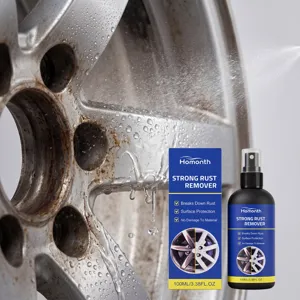 HOMONTH 100ml Spray Rimuovi Ruggine Potente per Cerchi Auto e Superfici Metalliche.