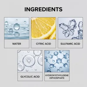 Dettaglio degli ingredienti e formule attive per la rimozione efficace della ruggine.