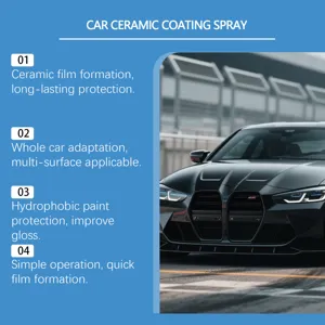Auto Keramik Beschichtung Spray Detailansicht zeigt hydrophoben Lackschutz und Glanz.