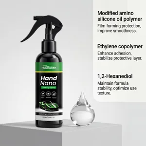 HOMONTH Hand Nano Spray Revestimiento Coche 100ml vista detallada de formula polimerica.