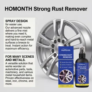 Spray antiruggine HOMONTH per parti metalliche, auto e utensili. Formula sicura.