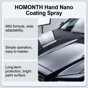 HOMONTH Spray de revestimiento nano para coche con proteccion de pintura y gran brillo.