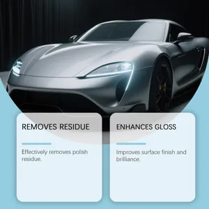 Nettoyant pour taches d'eau de voiture et amplificateur de polish pour brillance éclatante.