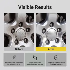 Crema per la riparazione dei graffi dei cerchi auto pasta lucidante per la cura della superficie