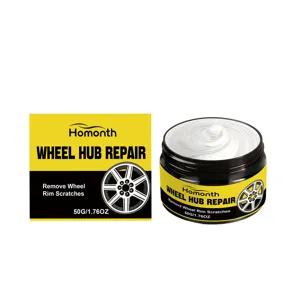 Crema di Riparazione Graffi per Mozzo Ruota Auto Cura Vernice Cerchione Lucidante Restauratore Detergente Macchie di Ruggine