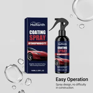 HOMONTH Spray Revestimiento Coche 100ml, proteccion pintura hidrofoba y antiincrustante.