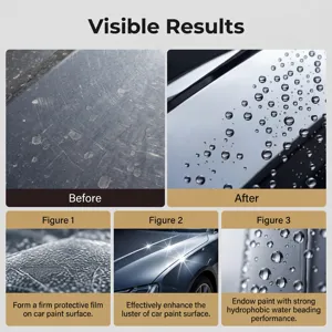 RAYHONG Ceramic Car Coating Kit Paint Restorer and High Gloss Hydrophobic Polish Spray