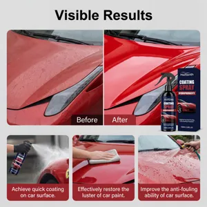HOMONTH spray de revestimiento de coche 100ml hidrofóbico pulido pintura protección brillo