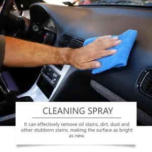 Spray nettoyant multifonction pour intérieur de voiture essuyant le tableau de bord