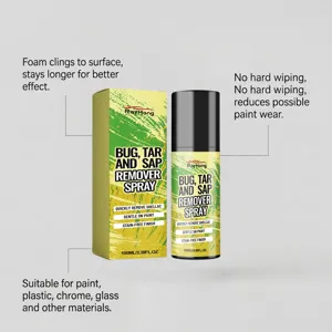 RAYHONG spray enleve goudron insectes resine voiture 100ml nettoyage peinture verre plastique.