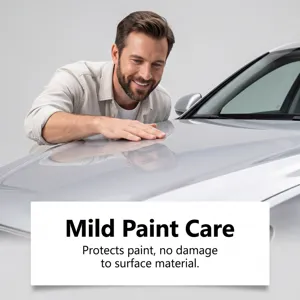 Nettoyant professionnel pour peinture de voiture pour éliminer les taches en douceur.