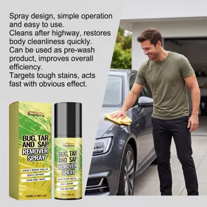 Spray nettoyant goudron et insectes RayHong, 100ml, formule sans danger pour peinture auto.