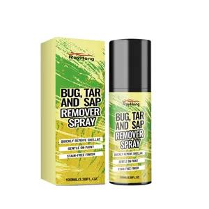 RAYHONG Spray Dissolvant de Goudron et Insectes 100ml pour Nettoyage et Entretien de Carrosserie