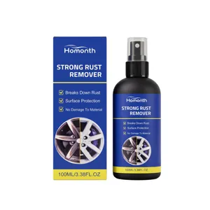 Spray Rimuovi Ruggine per Auto Liquido Pulizia Metallo Rimuovi Ruggine per Mozzo Ruota Auto e Manutenzione Superficie Metallica