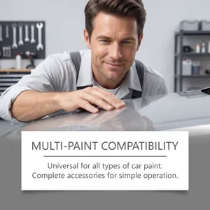 Fahrzeuglack Kratzer Reparatur Set Detailansicht, universelle Formel für alle Autolacke.