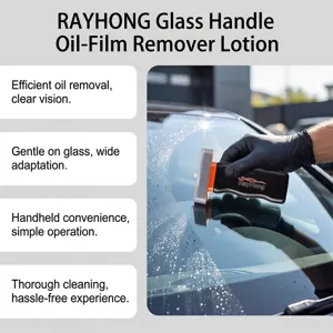 Rayhong strumento manico rimuovi film olio vetro auto per pulizia efficiente parabrezza.