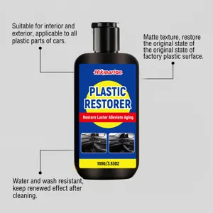 Hikmarion Car Plastic Restorer 100G Interior Exterior Trim Cleaner & Refurbishment Agent