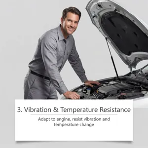 Detail van monteur bij motor toont temperatuur- en trillingsbestendigheid van de afdichtingskit.