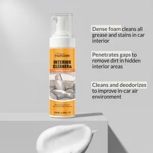 Homonth 100ml Car Interior Cleaner Gentle Foam Stain Remover Automotive Care Detail