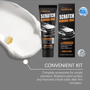 HOMONTH Auto Kratzer Entferner Wachs Set 120g Lackpflege Polierpaste fur Kfz Pflege