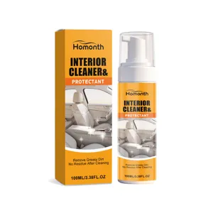 Car Interior Cleaner Foam Spray Multifunctional Leather Upholstery Deep Cleaning And Maintenance Care Solution For Vehicle