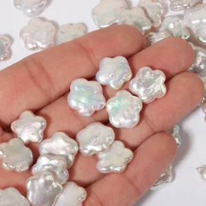 13mm baroque flower freshwater pearls loose beads diy jewelry accessories wholesale