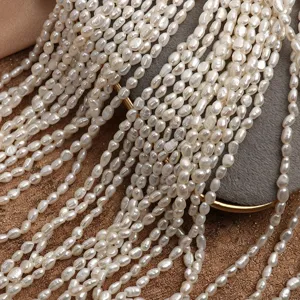 Wholesale 4-4.5mm natural freshwater pearls irregular loose beads for DIY jewelry making main view
