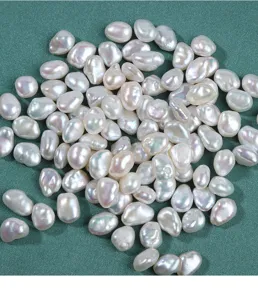 Natural baroque freshwater pearls loose irregular beads for DIY earring jewelry making accessories.