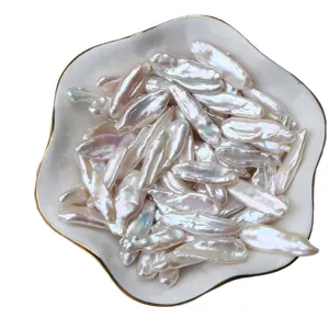 Perle di fiume naturali barocche bastone perle sfuse per la creazione di gioielli orecchini accessori