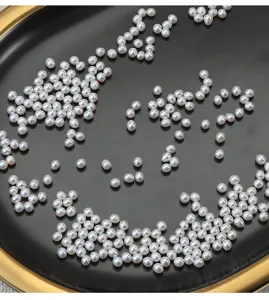 Natürliche Süßwasserperlen Perlen 3-3.5mm winzige Reislose Perlen für DIY Schmuck