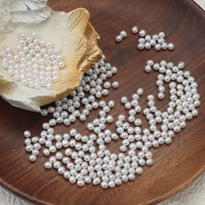 Natürliche Süßwasser Perlen ungebohrt 3-3.5mm Mini lose Perlen DIY Schmuck Basteln