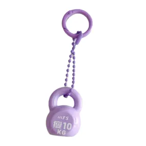 Portachiavi Mini Kettlebell Colorato in Resina Ciondolo Fitness Decorazione per Borsa Sportiva Carina Regalo Unico