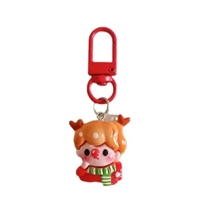 Weihnachten Cartoon Schlüsselanhänger süßer Schüler Schultasche Anhänger Geschenk
