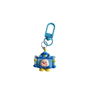 Cute cartoon pig keychain backpack charm bag accessory kawaii student gift pendant