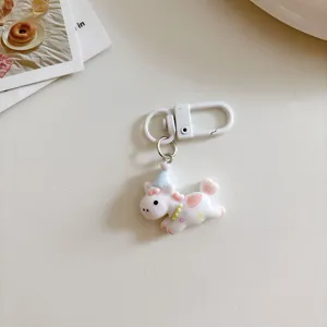 Cute running pony keychain cartoon horse bag charm stylish student schoolbag accessory gift