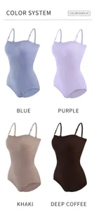 Seamless body shaper bodysuit for women tummy control slimming underwear color options