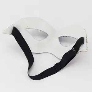 Strass Maskenball Maske Rückseite schwarzer verstellbarer Riemen Party Halloween Zubehör