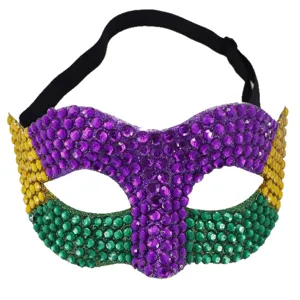 Wunderschöne Glänzende Strass Maske Halbgesicht für Karneval Party Halloween Kostüm
