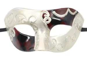 Maschera veneziana retro design arlecchino per festa in costume di halloween e carnevale.